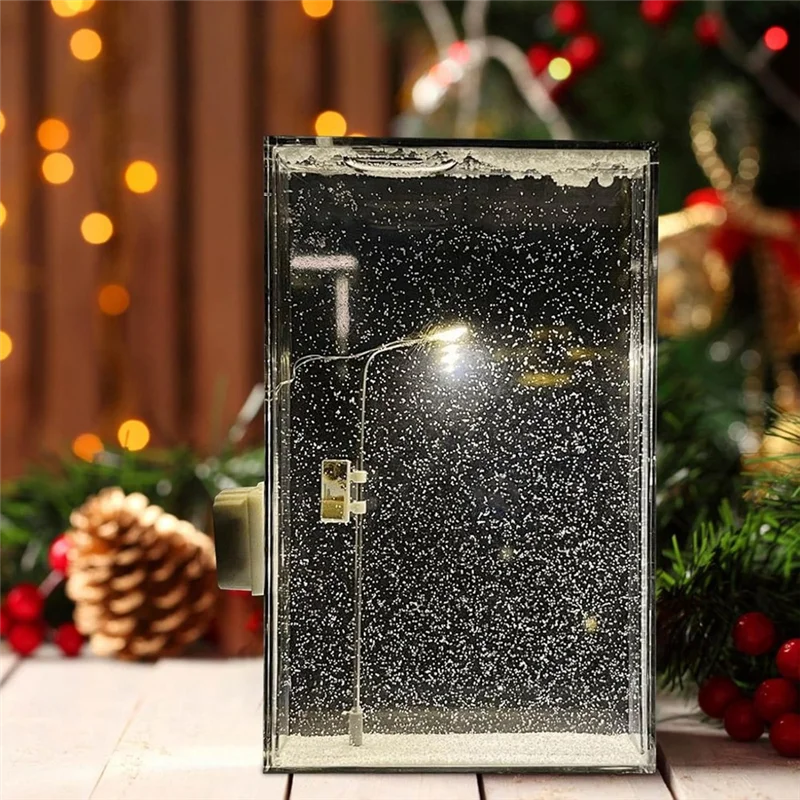 ❄️ Mini Streetlight Snow Globe Lamp –